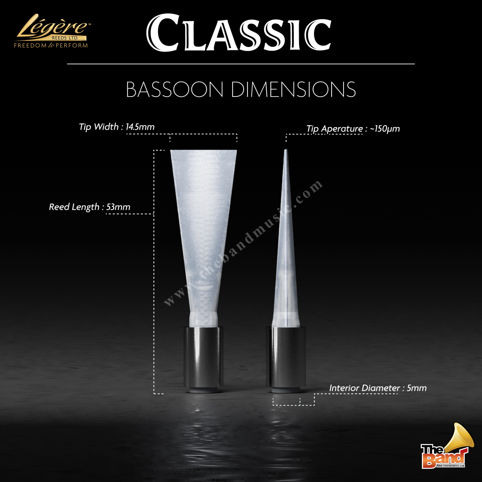 Legere Classic Bassoon Reeds (3)