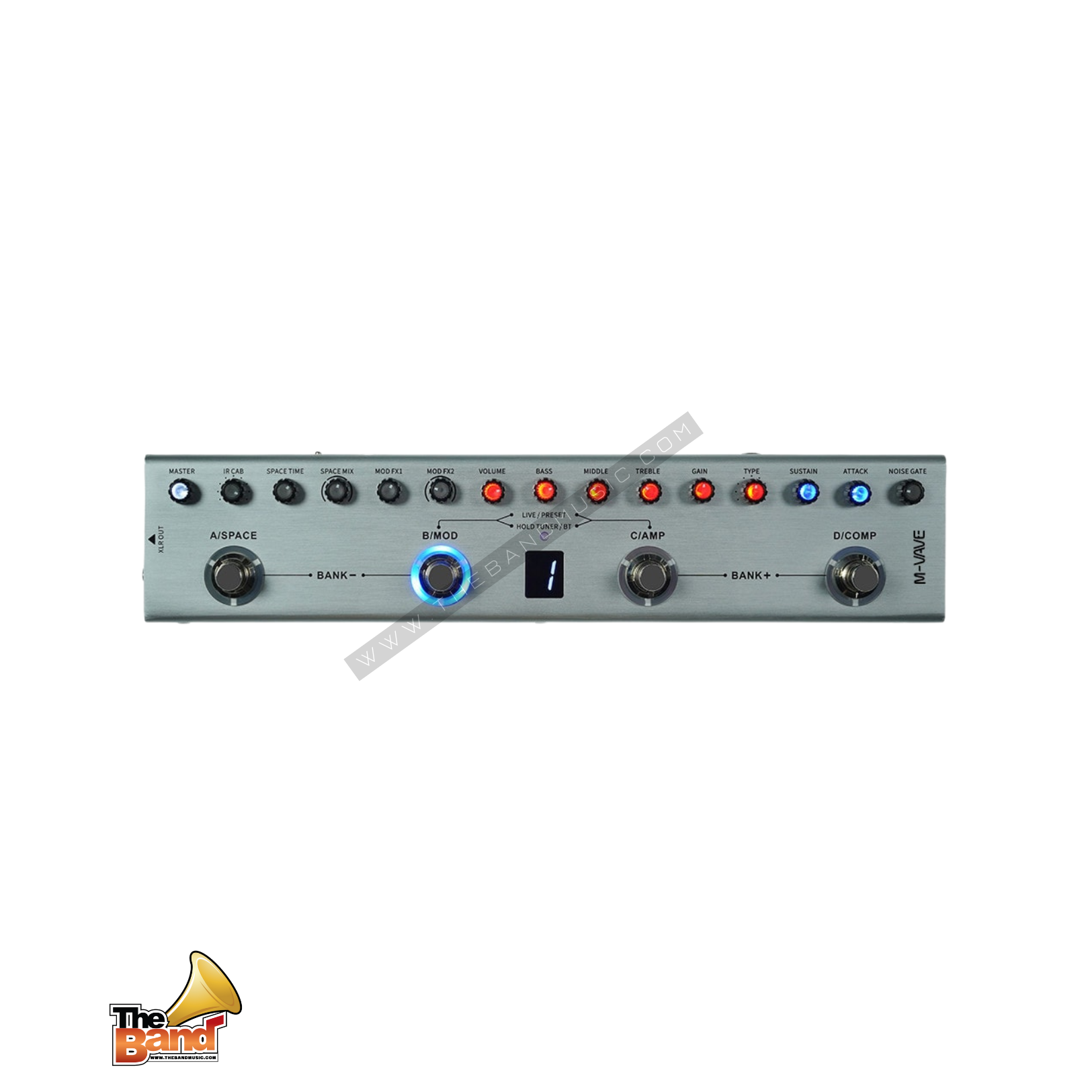 M-VAVE Tank-B Bass Multi Effect