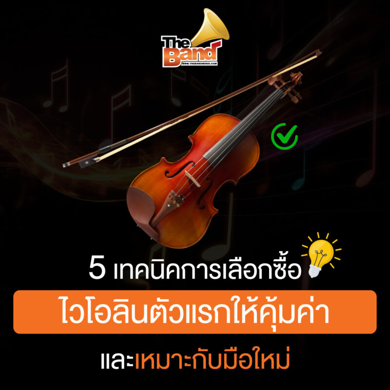 5 เทคนิคการเลือกซื้อไวโอลินตัวแรกให้คุ้มค่าและเหมาะกับมือใหม่